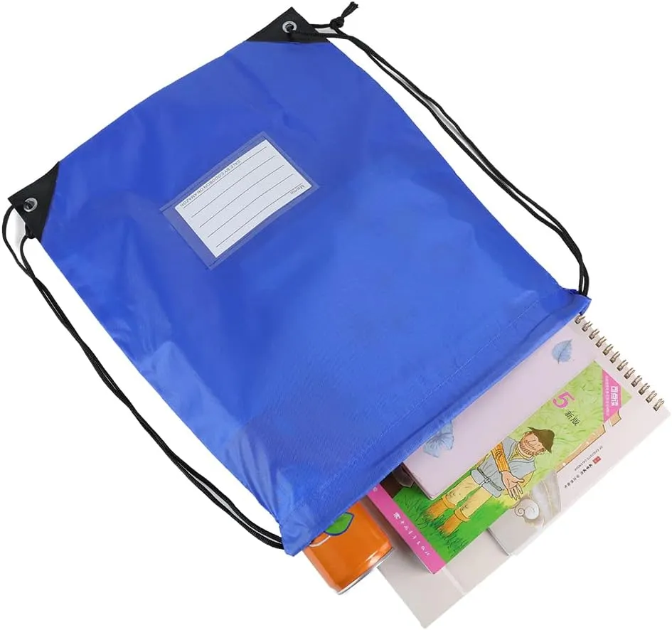 16 Pack Drawstring Bags,Bulk Draw String Backpack, DIY Gym Sports Cinch Bag Sackpack for Women Men, Royal Blue