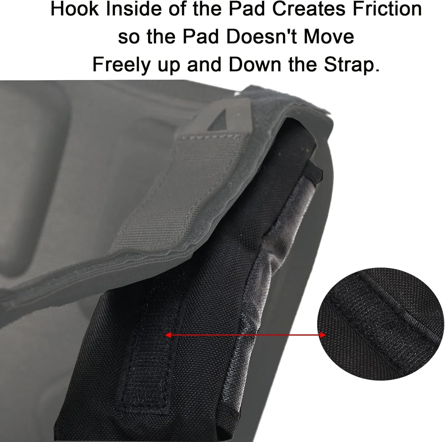 2 Pack Shoulder Strap Pad,Vest Shoulder Strap Pads Backpack Strap Pads Fit 2'' Sling Bags Shoulder Straps