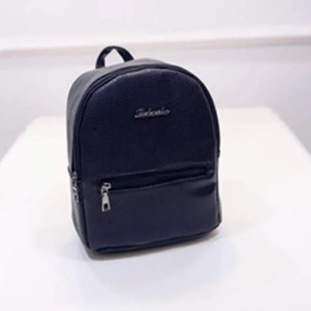 2019 Women Backapck PU Pinkycolor Leisure Nylon Outdoor Travel Backpack Female Bag High-capacity Student Soft Schoolbag