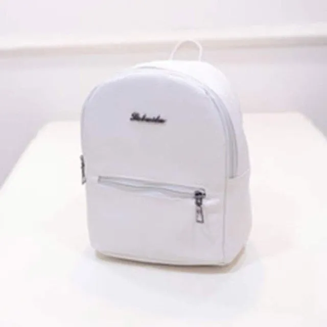 2019 Women Backapck PU Pinkycolor Leisure Nylon Outdoor Travel Backpack Female Bag High-capacity Student Soft Schoolbag