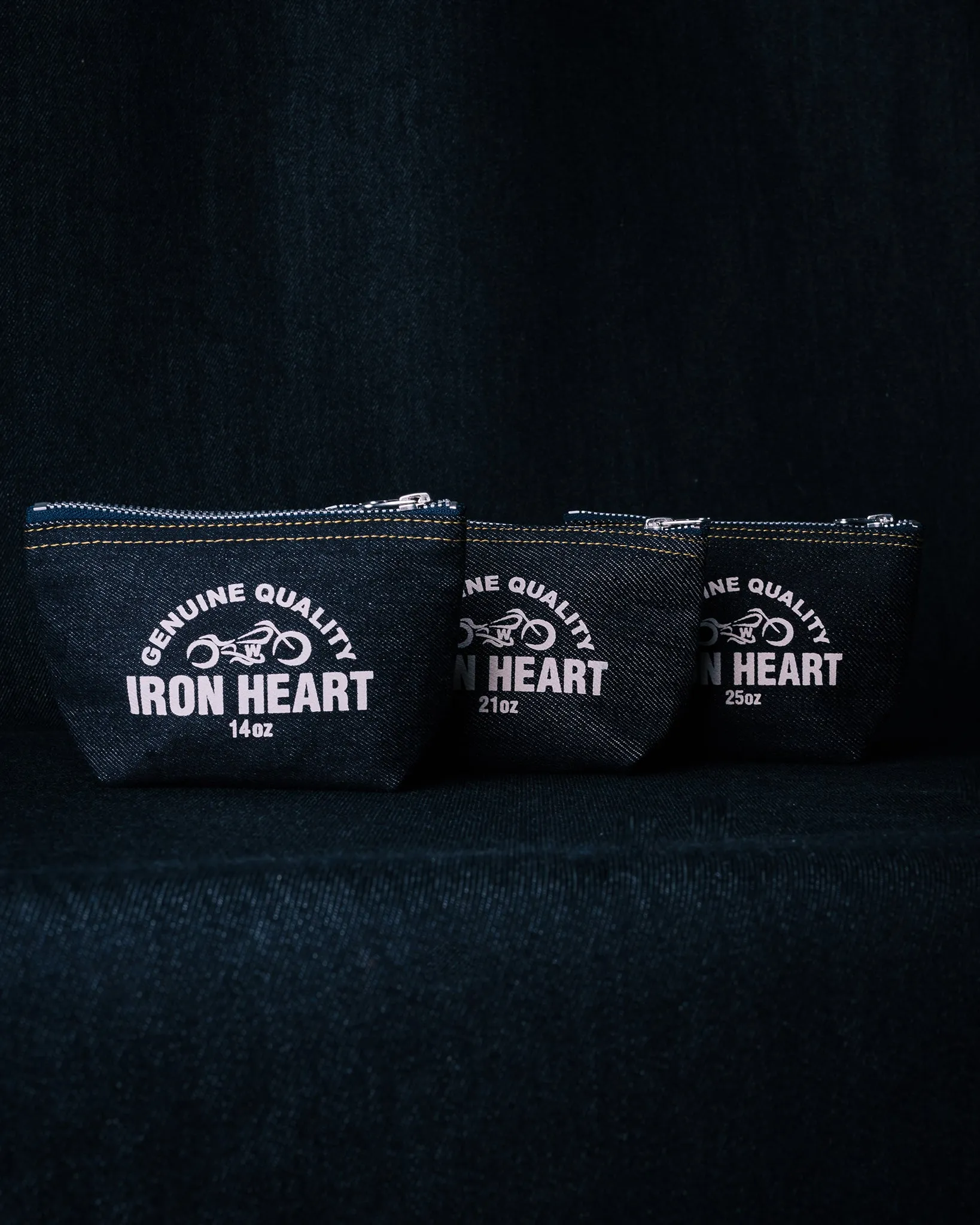 25oz Selvedge Denim Zip-Up Pouch