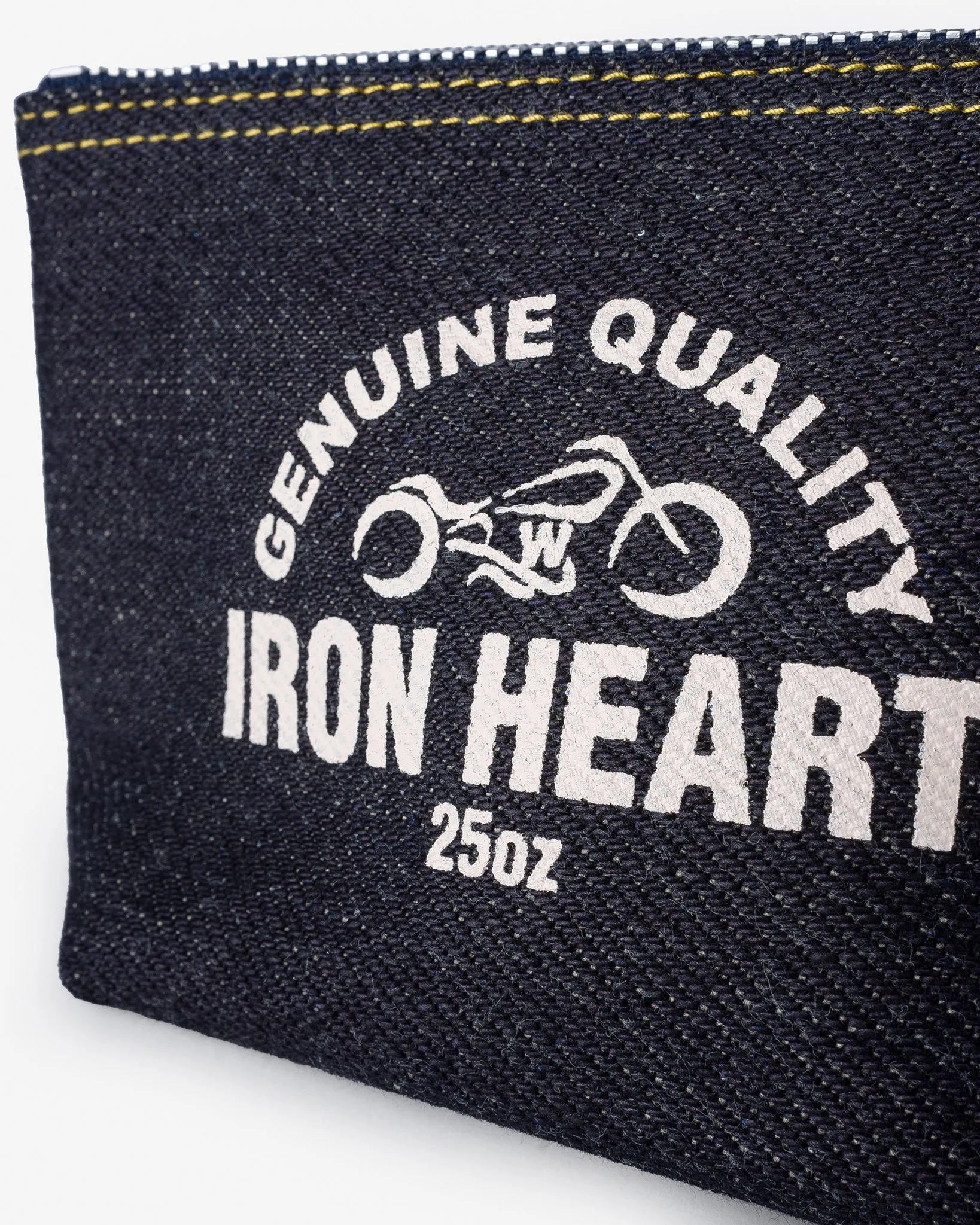 25oz Selvedge Denim Zip-Up Pouch
