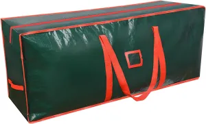 264L (7.5FT) Extra Large Storage Bags, Heavy Duty Large Moving Bags, Storage Totes Moving Boxes Supplies for College, Foldable Duffle Bag for Travel, Christmas Tree Storage Bag- Green