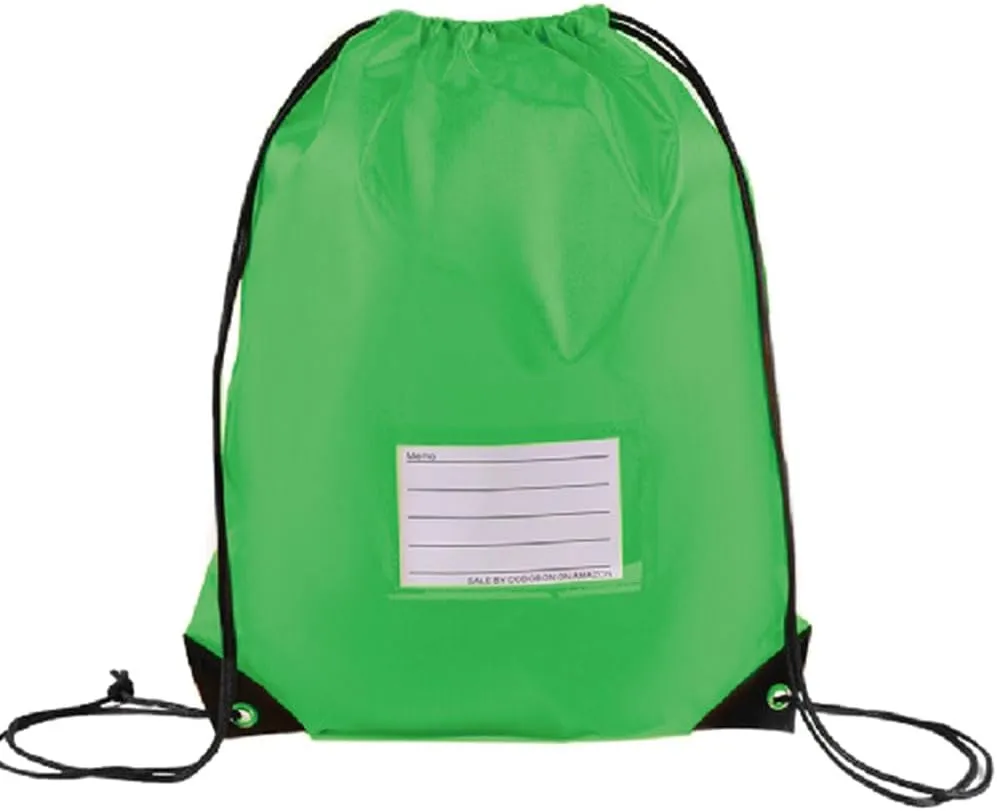 30 Pack Drawstring Bags,Bulk Draw String Backpack, DIY Gym Sports Cinch Bag Sackpack for Women Men, Green
