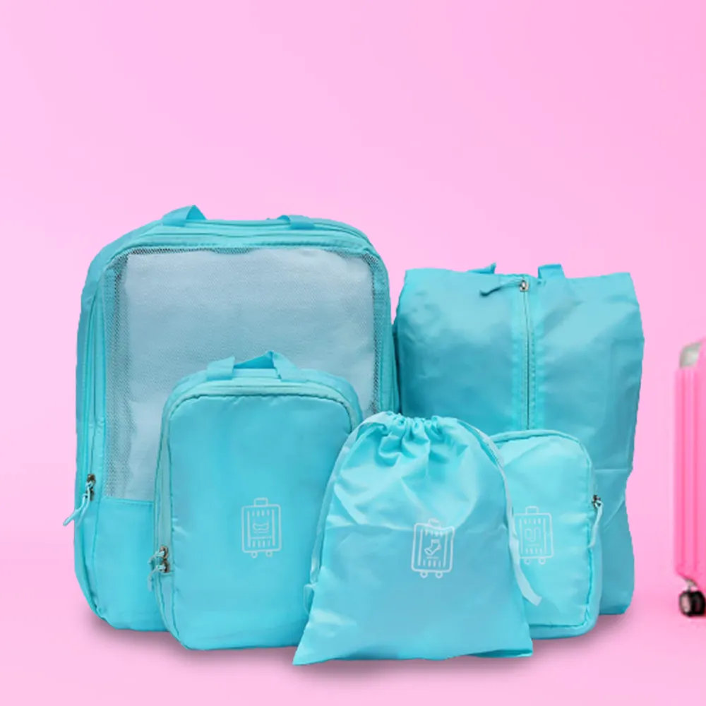 5Pcs Premier Travel Organizer Bag