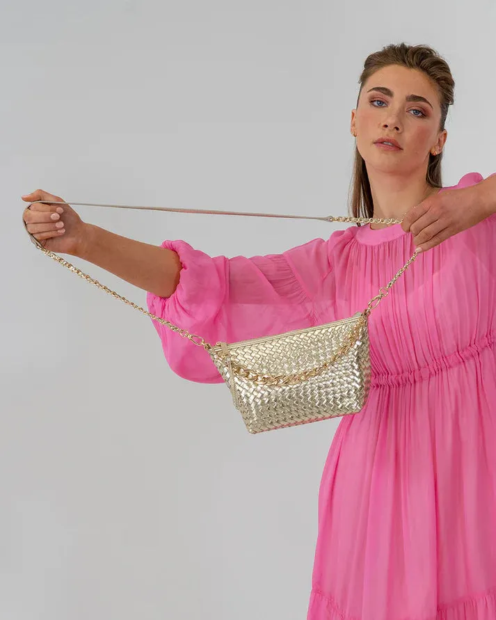 Agnes Bag - Gold Weave