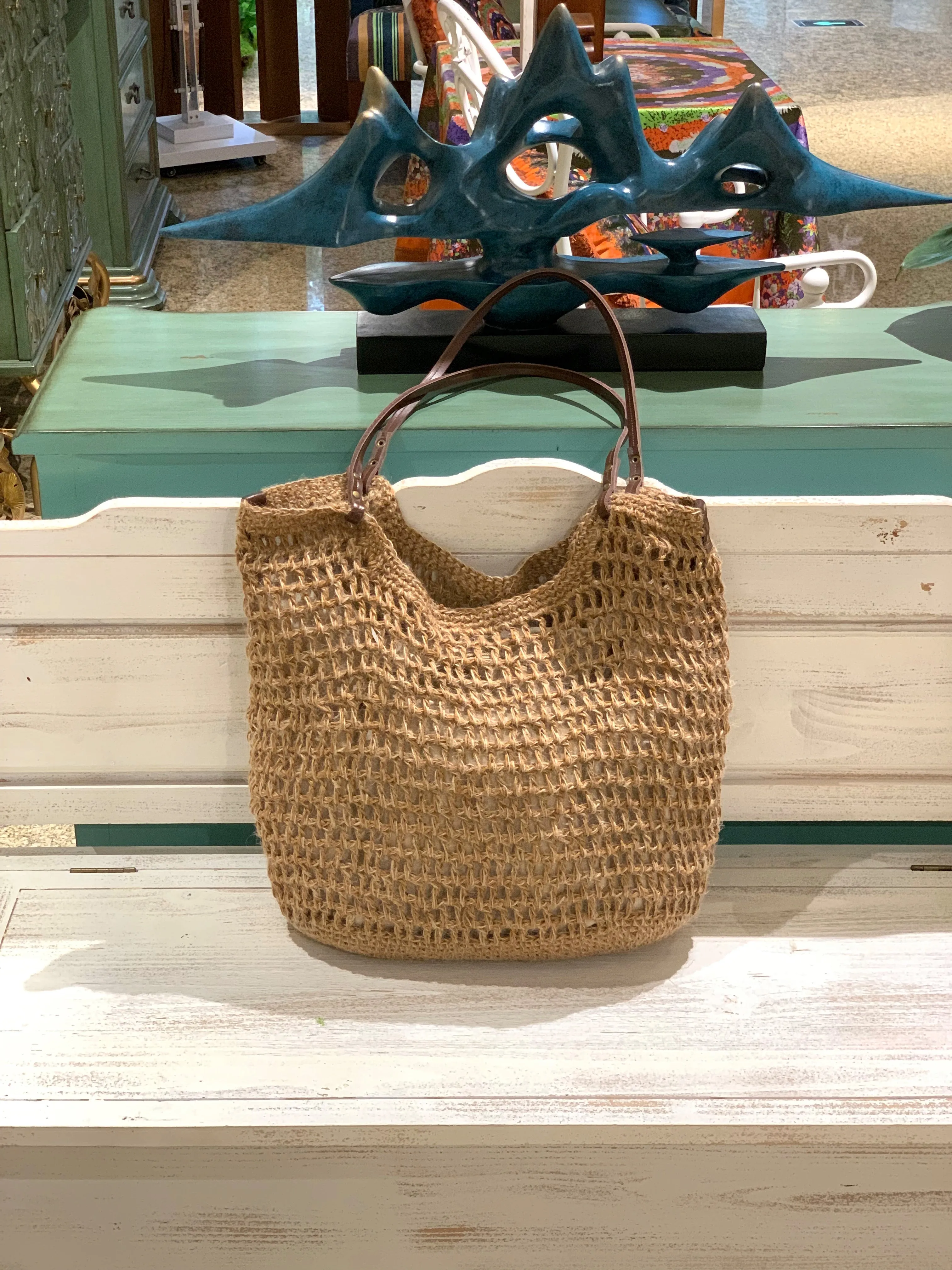 Amy Crochet Large Tote Bag
