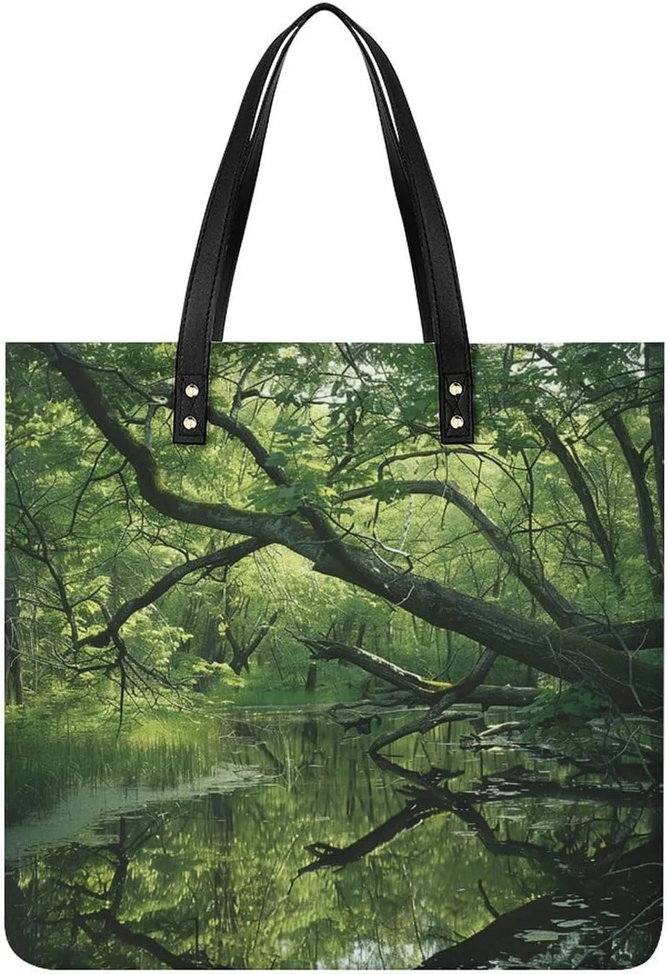 An Ancient Swamp Large Leather Handbags Women Fashion Handbag Multifunctional Travel Bag It Is A Great Gift for Mothers, Teachers, Friends, Bridesmaids
