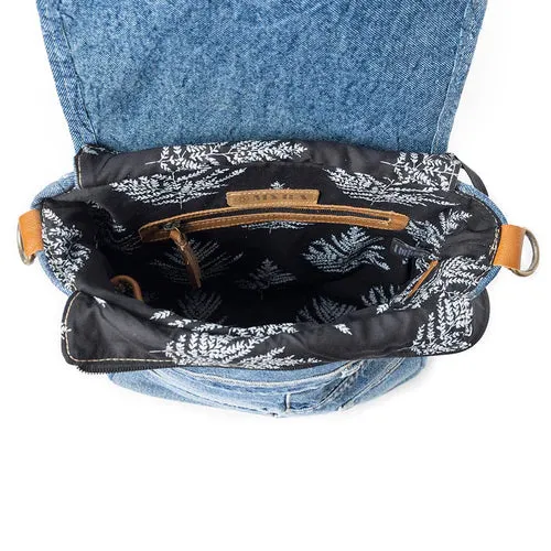 Ashley Jean Crossbody Handbag - Med. Denim