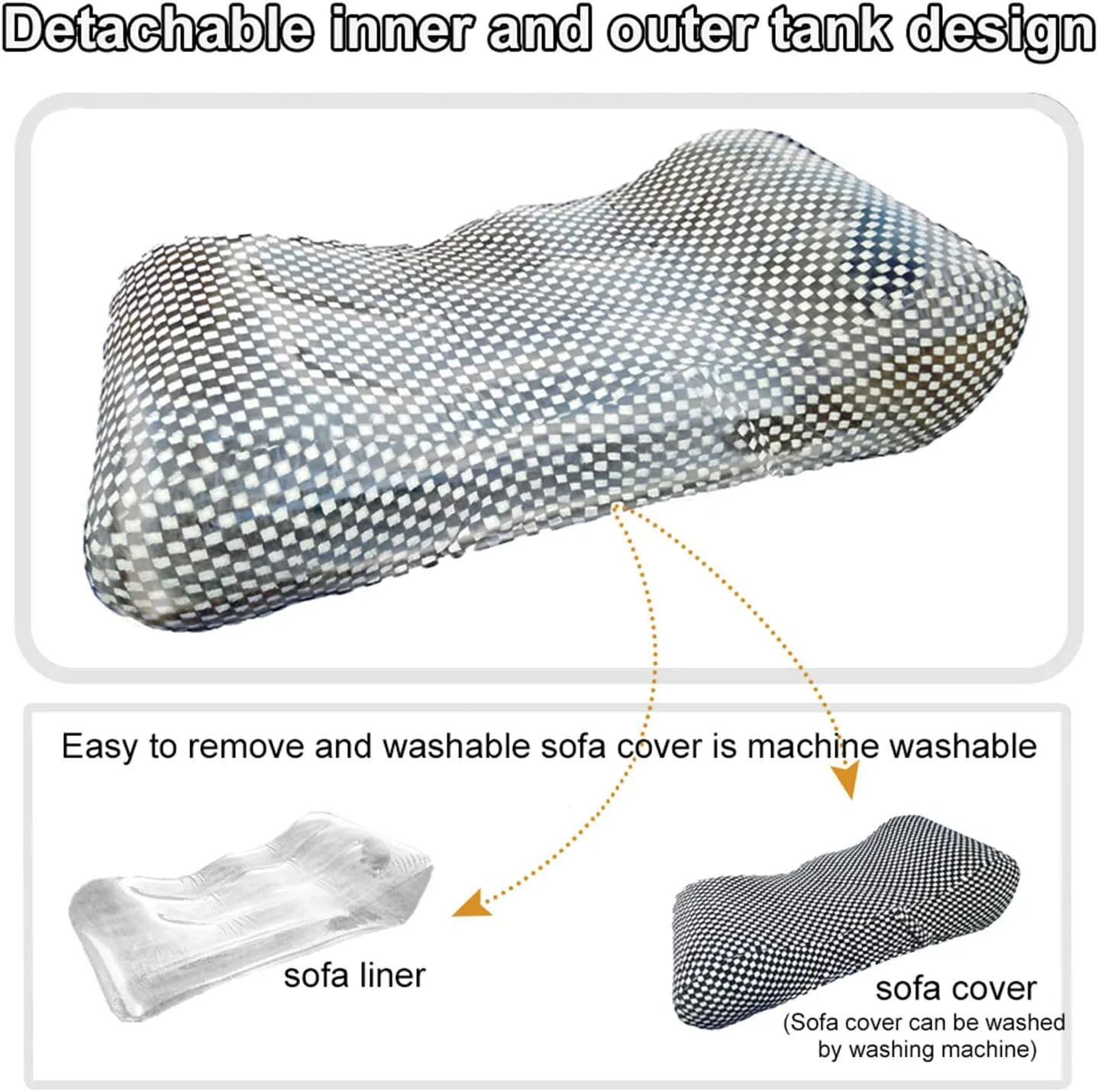 Automatic Inflatable Lounger Air Sofa Inflatable Chair for Adults Waterproof & Anti-Air Leaking, Hammock Air Chair for Outdoor Camping Beach Traveling,Army green