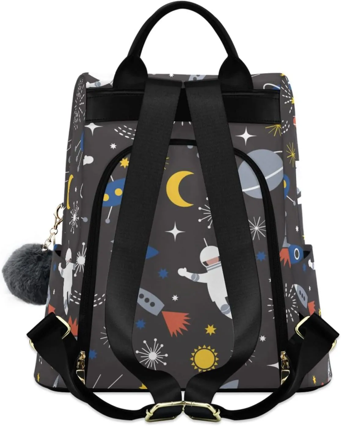 Backpack Purse for Women Anti Theft Fashion Daypack Polyester Travel Bag Crossbody Shoulder Bag Sunflower 13.4 X 5.9 X 15in Pattern 12