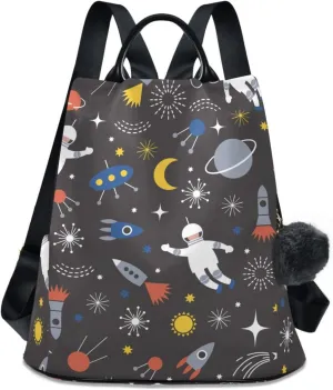 Backpack Purse for Women Anti Theft Fashion Daypack Polyester Travel Bag Crossbody Shoulder Bag Sunflower 13.4 X 5.9 X 15in Pattern 12