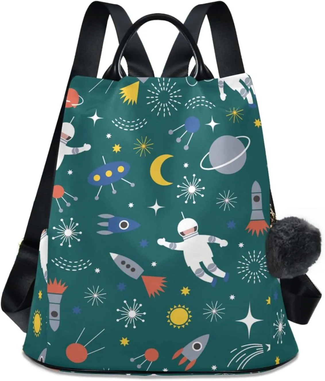 Backpack Purse for Women Anti Theft Fashion Daypack Polyester Travel Bag Crossbody Shoulder Bag Sunflower 13.4 X 5.9 X 15in Pattern 15