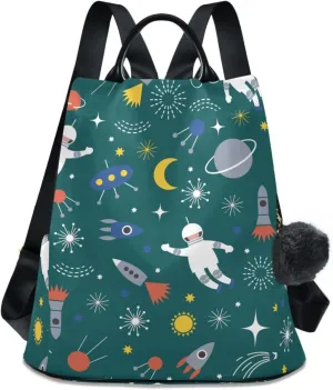 Backpack Purse for Women Anti Theft Fashion Daypack Polyester Travel Bag Crossbody Shoulder Bag Sunflower 13.4 X 5.9 X 15in Pattern 15