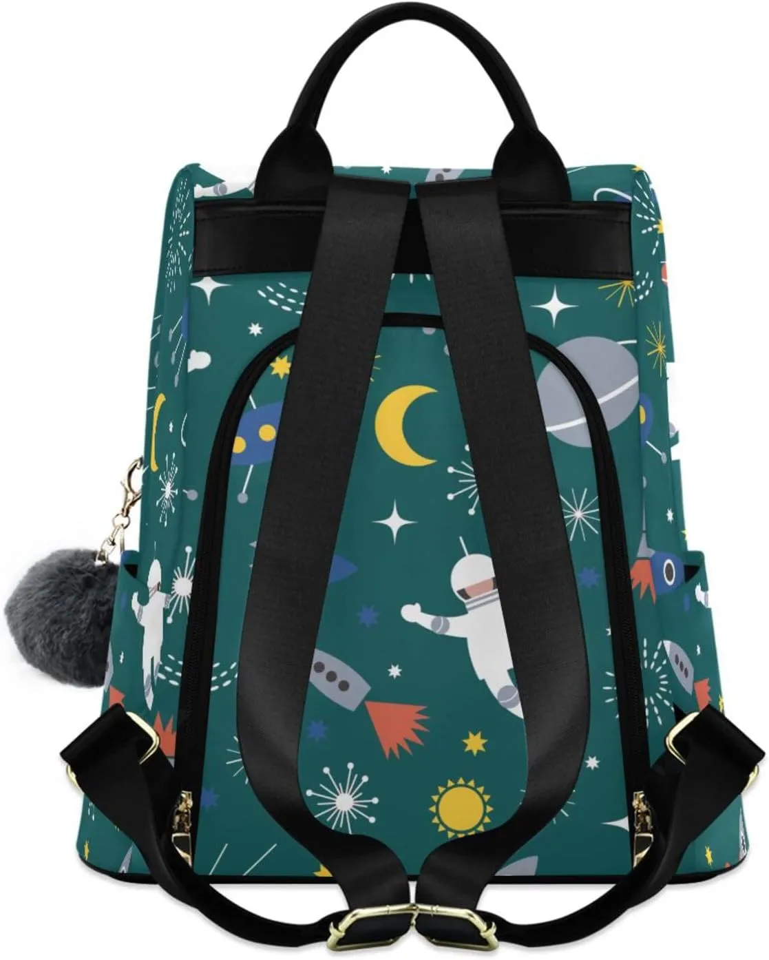 Backpack Purse for Women Anti Theft Fashion Daypack Polyester Travel Bag Crossbody Shoulder Bag Sunflower 13.4 X 5.9 X 15in Pattern 15