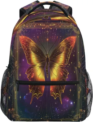 Backpacks for Teenager Fashion College School Computer Bag with Chest Strap for Business Work College Travel Trip Butterfly