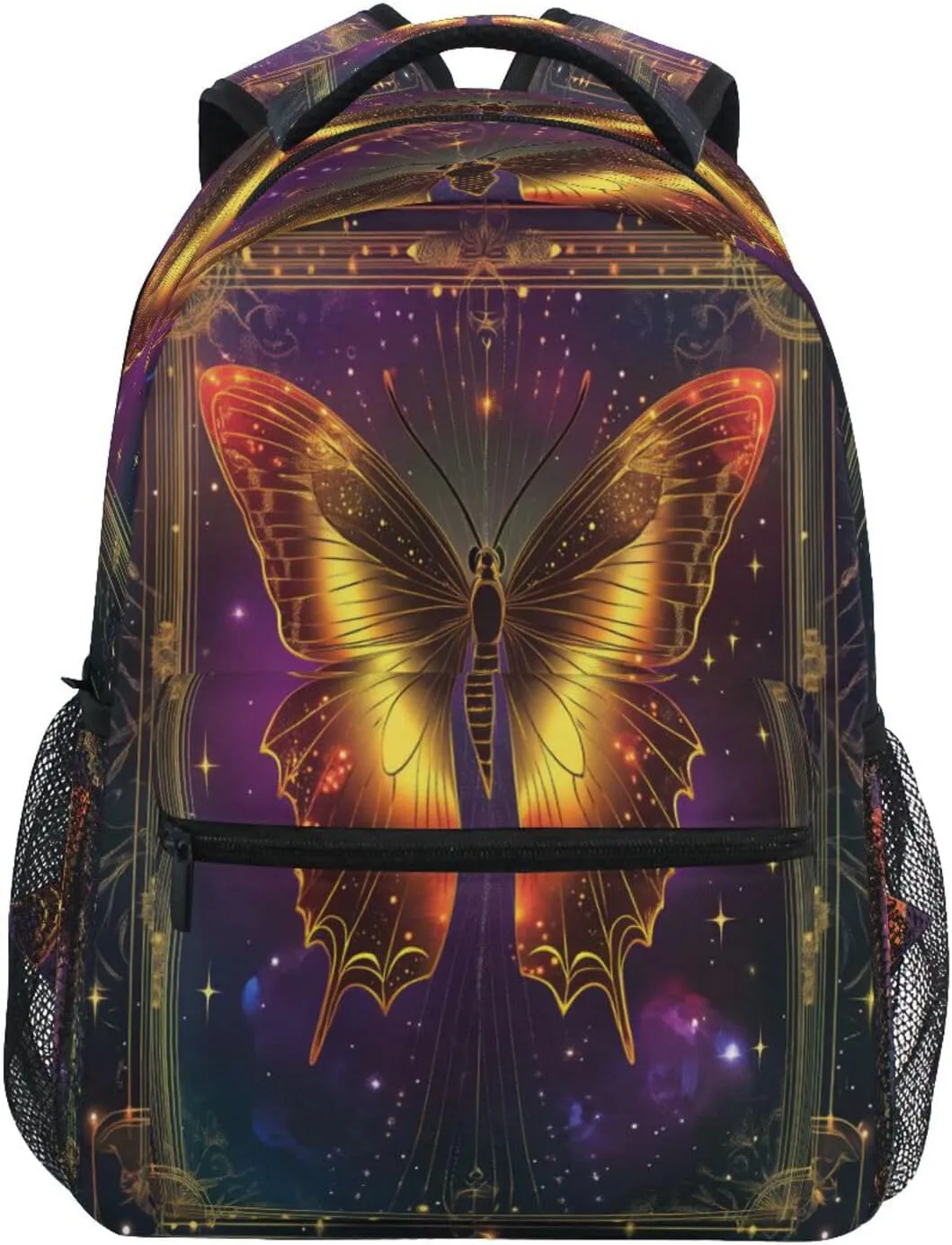 Backpacks for Teenager Fashion College School Computer Bag with Chest Strap for Business Work College Travel Trip Butterfly