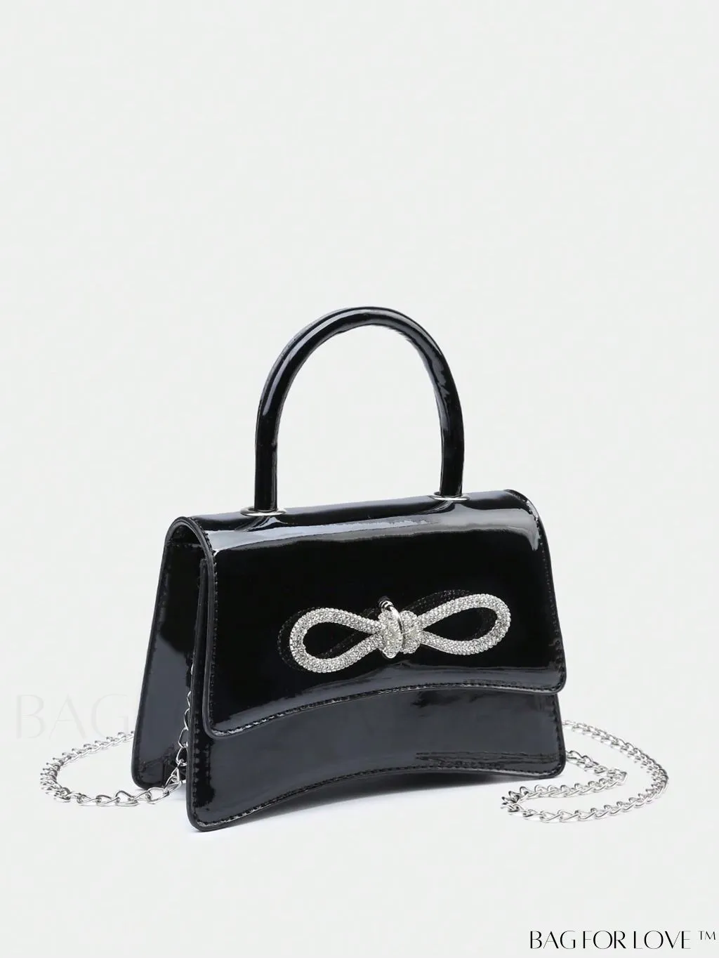 BagForLove - Chic Rhinestone-Embellished Mini Flap Handbag for Fashionistas