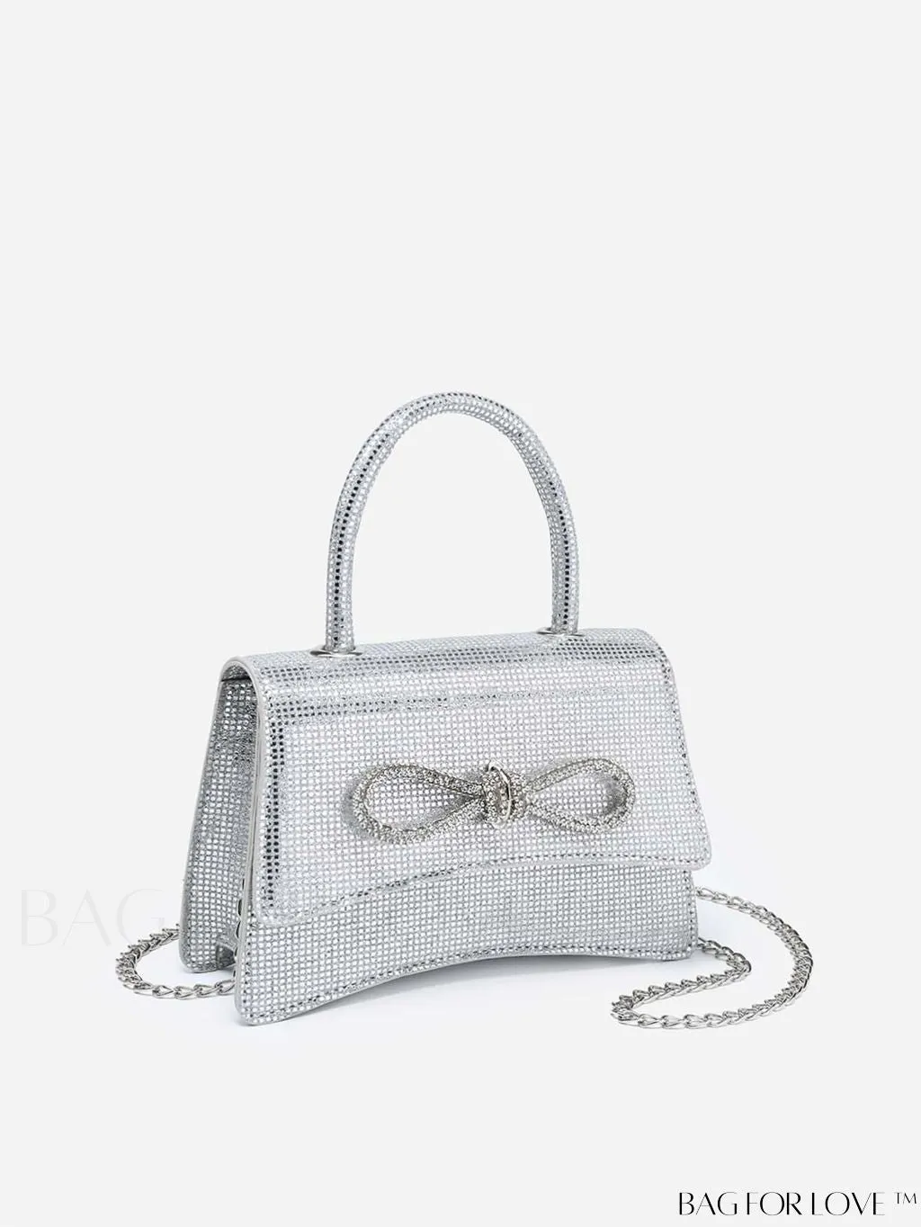 BagForLove - Chic Rhinestone-Embellished Mini Flap Handbag for Fashionistas
