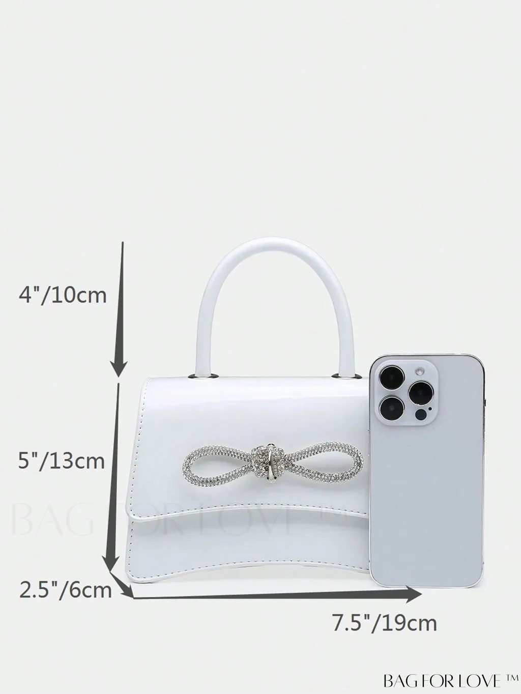 BagForLove - Chic Rhinestone-Embellished Mini Flap Handbag for Fashionistas