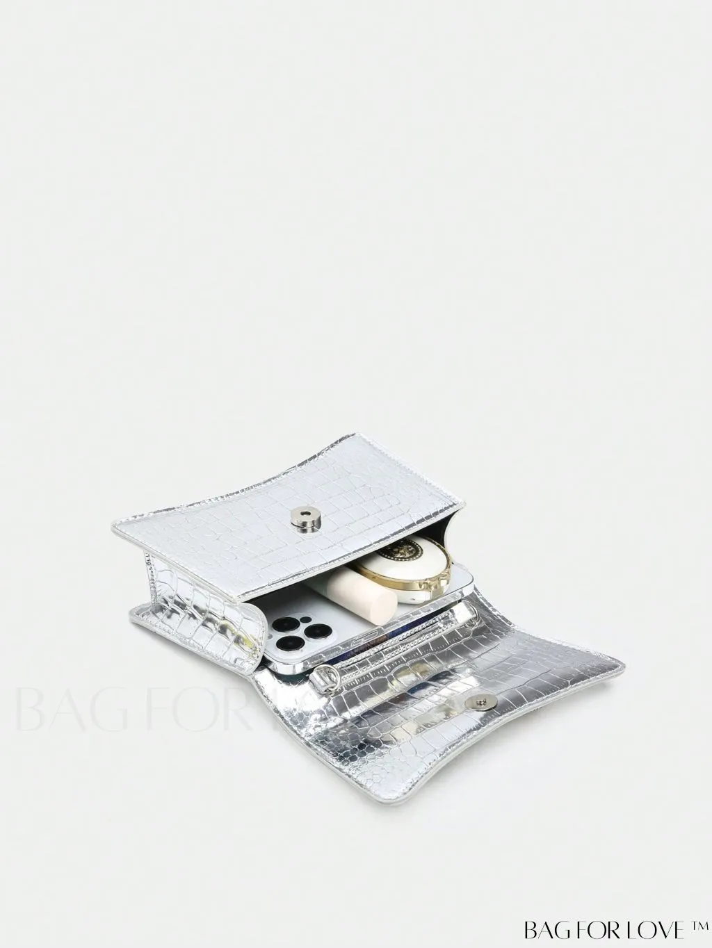 BagForLove - Chic Rhinestone-Embellished Mini Flap Handbag for Fashionistas