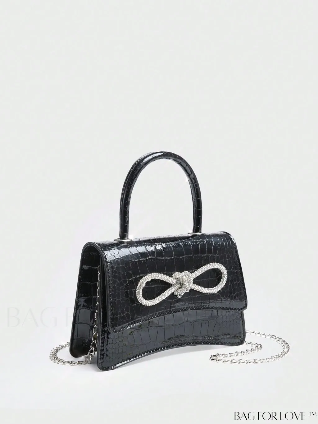 BagForLove - Chic Rhinestone-Embellished Mini Flap Handbag for Fashionistas