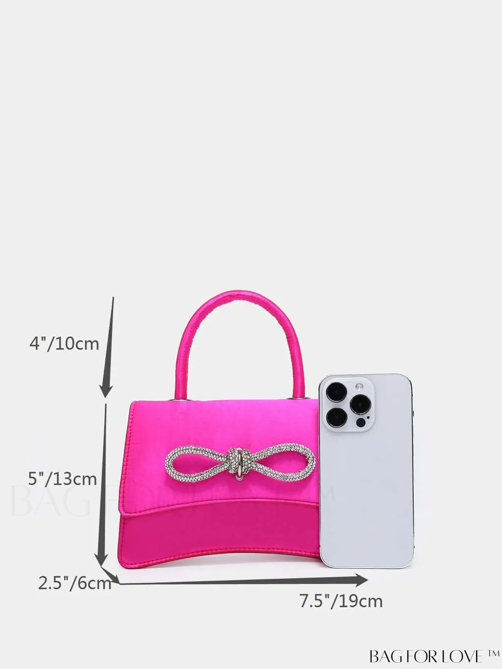 BagForLove - Chic Rhinestone-Embellished Mini Flap Handbag for Fashionistas