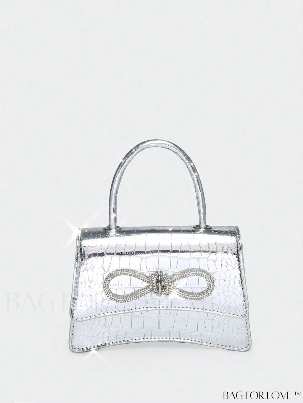 BagForLove - Chic Rhinestone-Embellished Mini Flap Handbag for Fashionistas