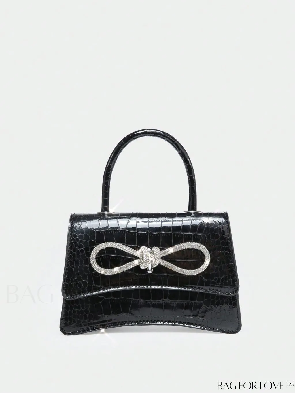 BagForLove - Chic Rhinestone-Embellished Mini Flap Handbag for Fashionistas
