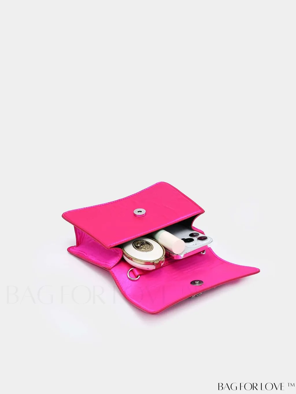 BagForLove - Chic Rhinestone-Embellished Mini Flap Handbag for Fashionistas
