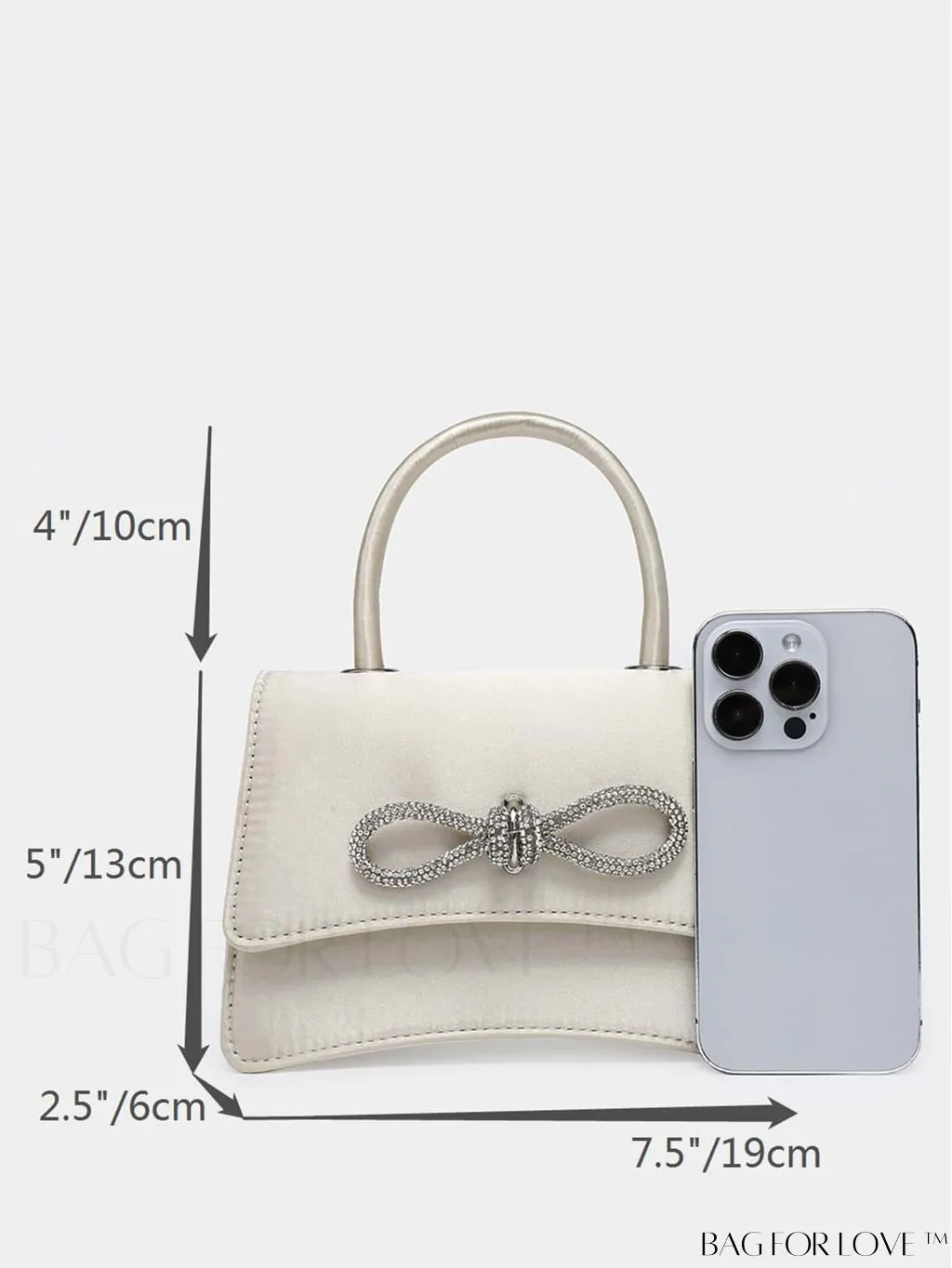 BagForLove - Chic Rhinestone-Embellished Mini Flap Handbag for Fashionistas