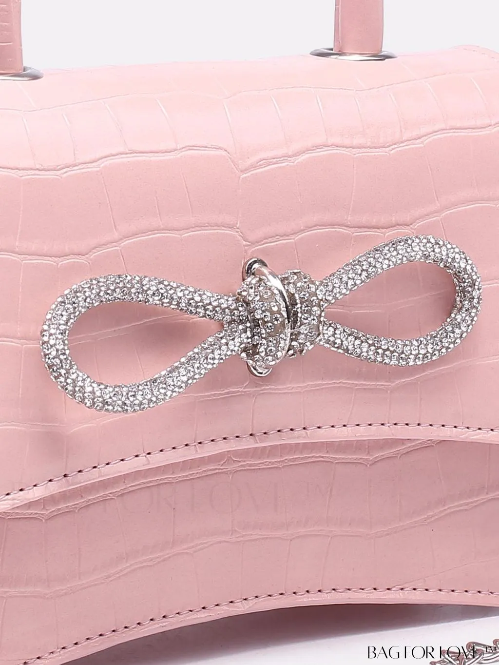 BagForLove - Chic Rhinestone-Embellished Mini Flap Handbag for Fashionistas