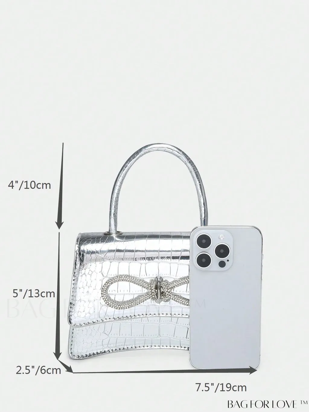 BagForLove - Chic Rhinestone-Embellished Mini Flap Handbag for Fashionistas