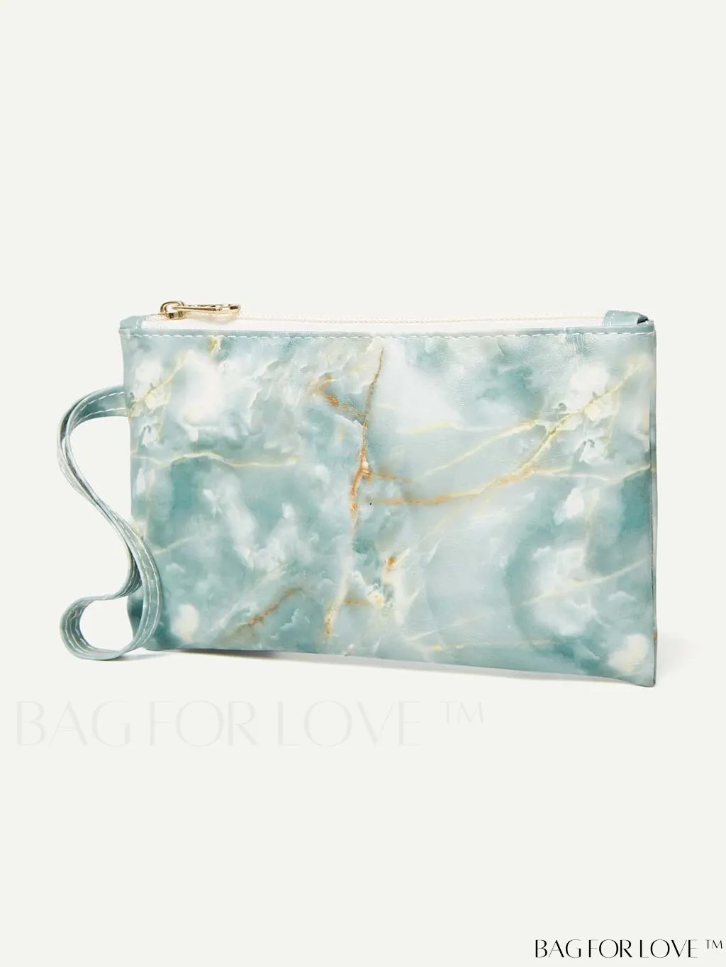 BagForLove - Compact Marble-patterned Clutch