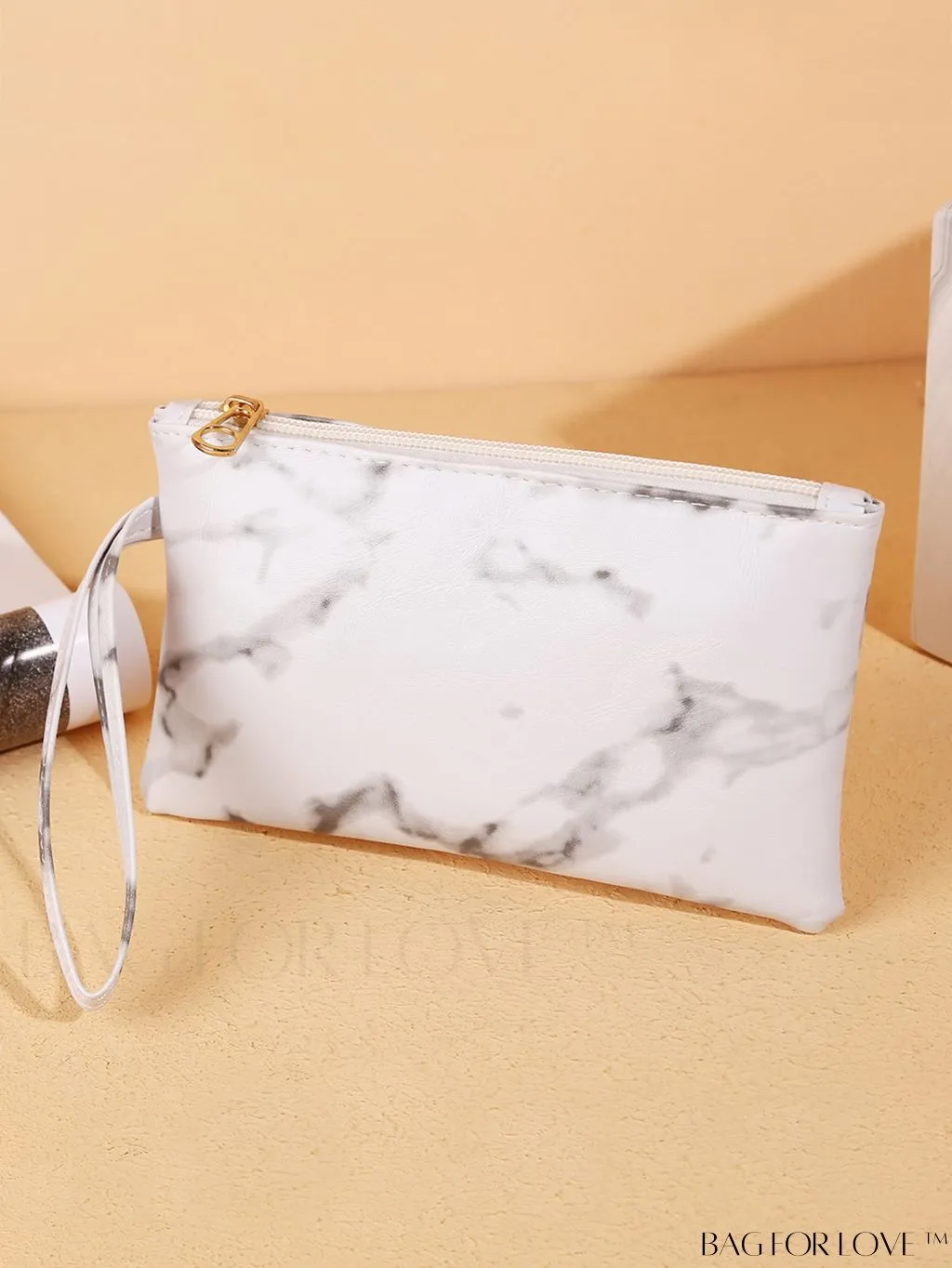 BagForLove - Compact Marble-patterned Clutch