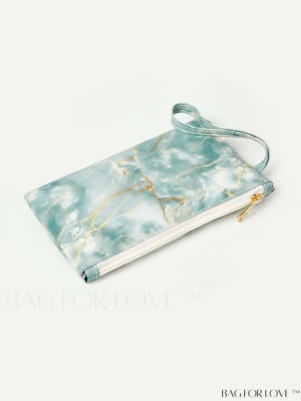 BagForLove - Compact Marble-patterned Clutch
