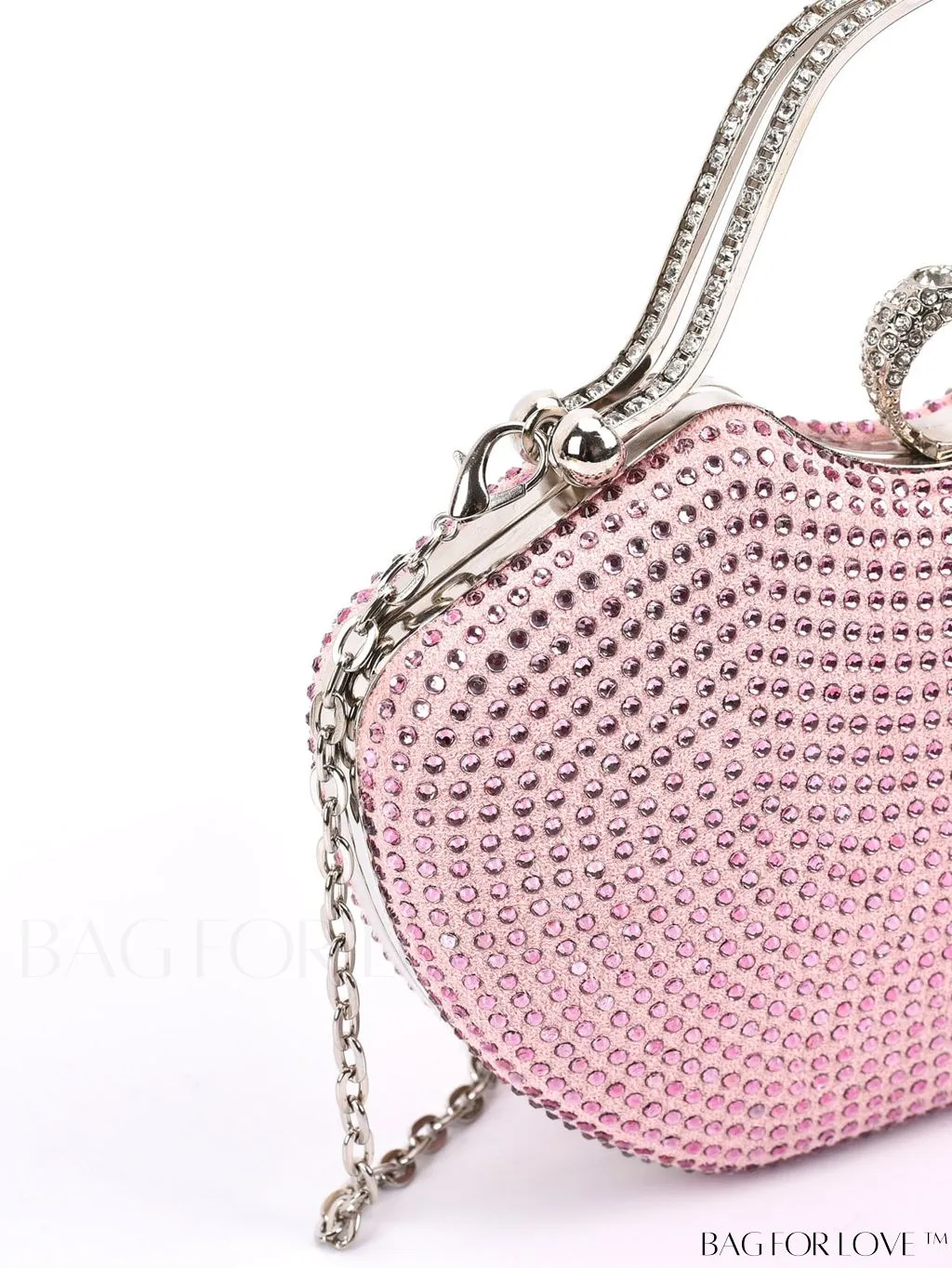 BagForLove - Elegant Rhinestone-Embellished Evening Clutch: Perfect for Parties and Events