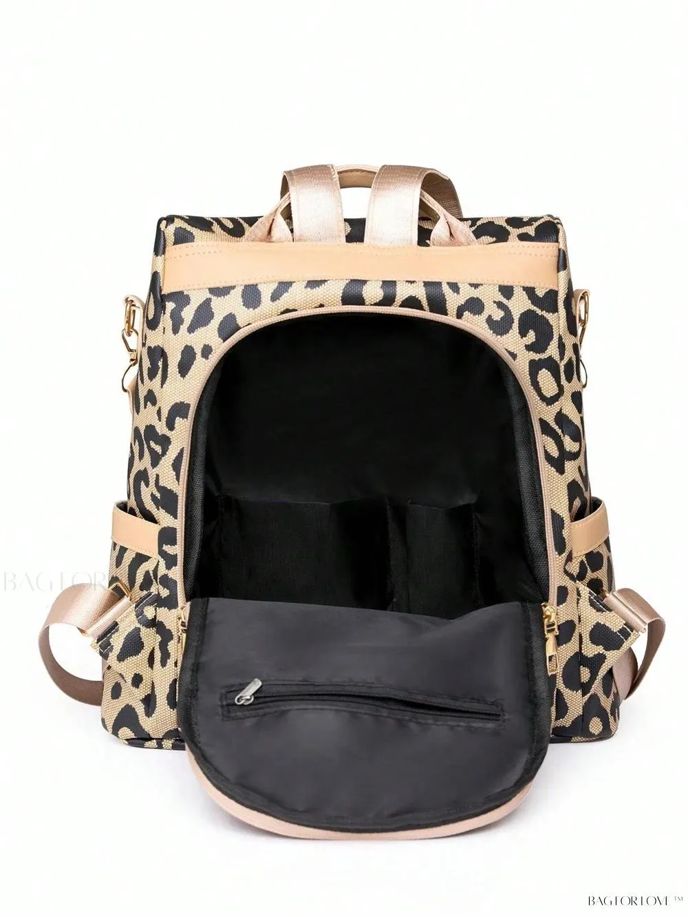 BagForLove - Large Capacity Colorblock Plaid Diamond Print Backpack