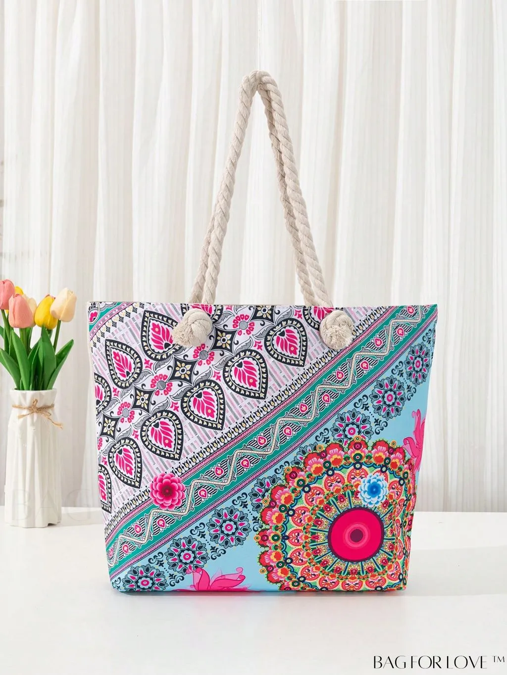 BagForLove - Modern Flamingo Print Tote Bag