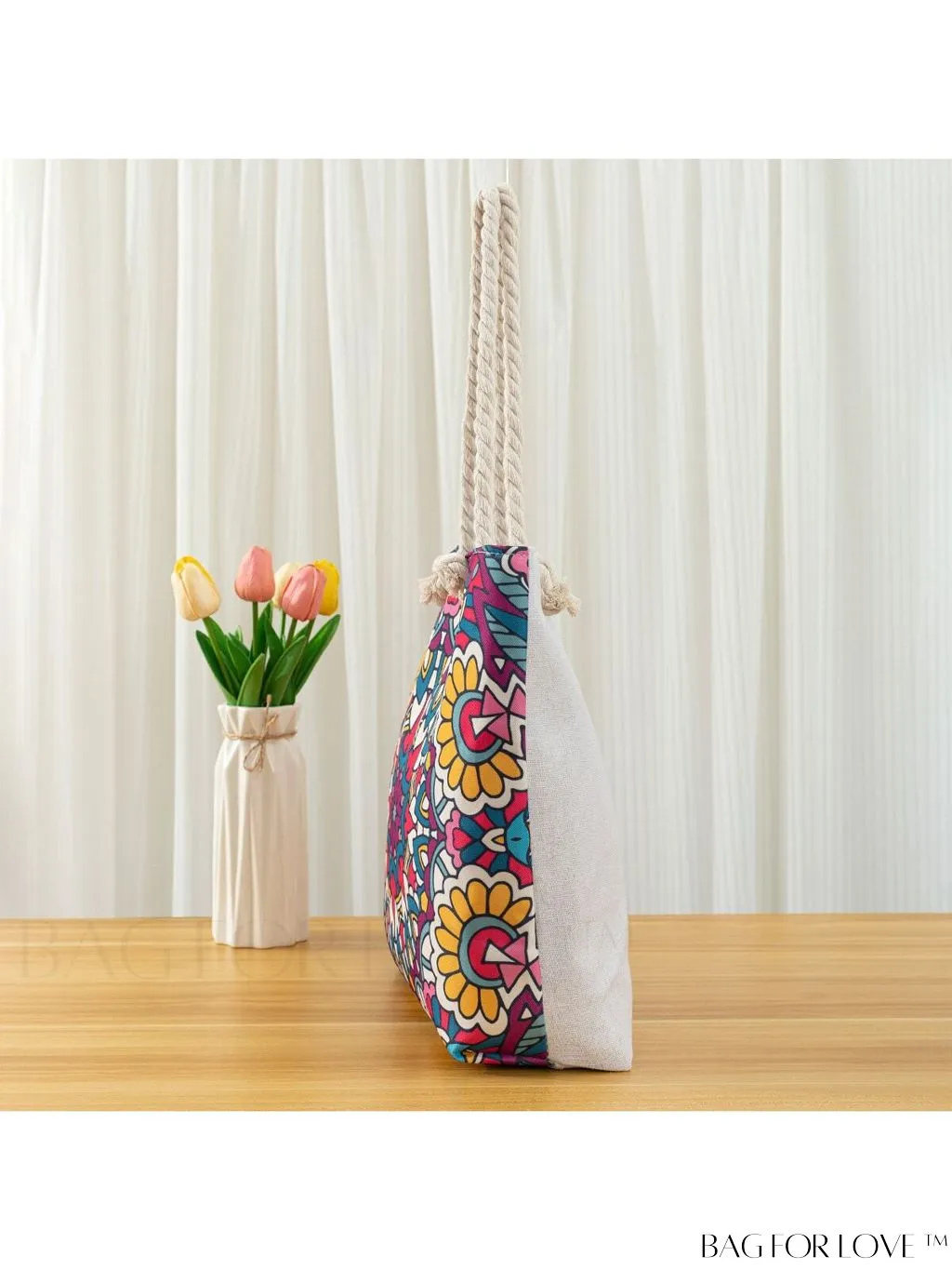 BagForLove - Modern Flamingo Print Tote Bag
