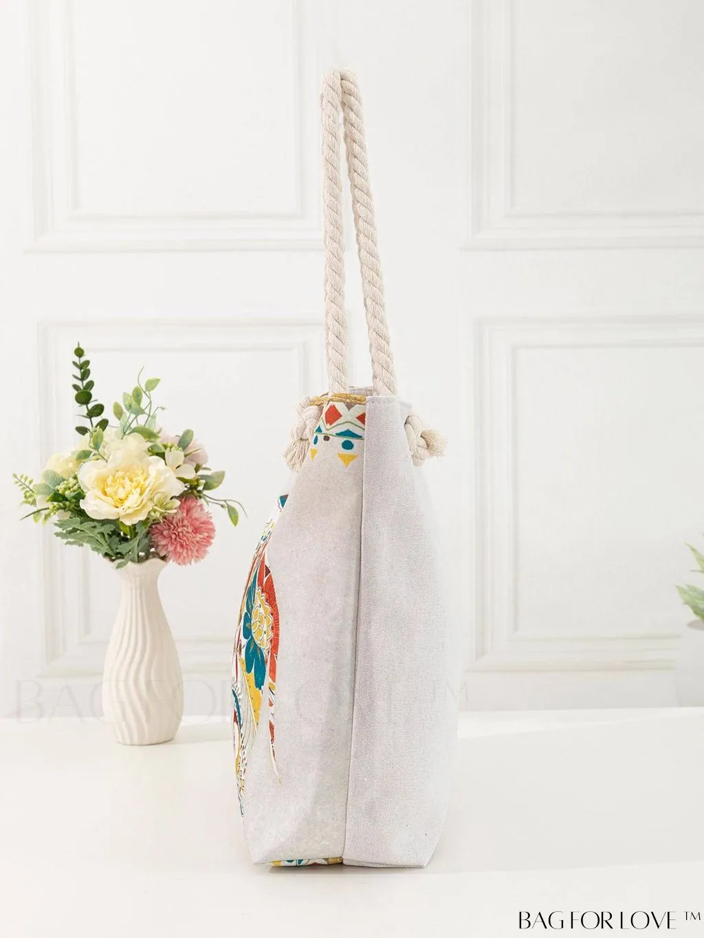 BagForLove - Modern Flamingo Print Tote Bag