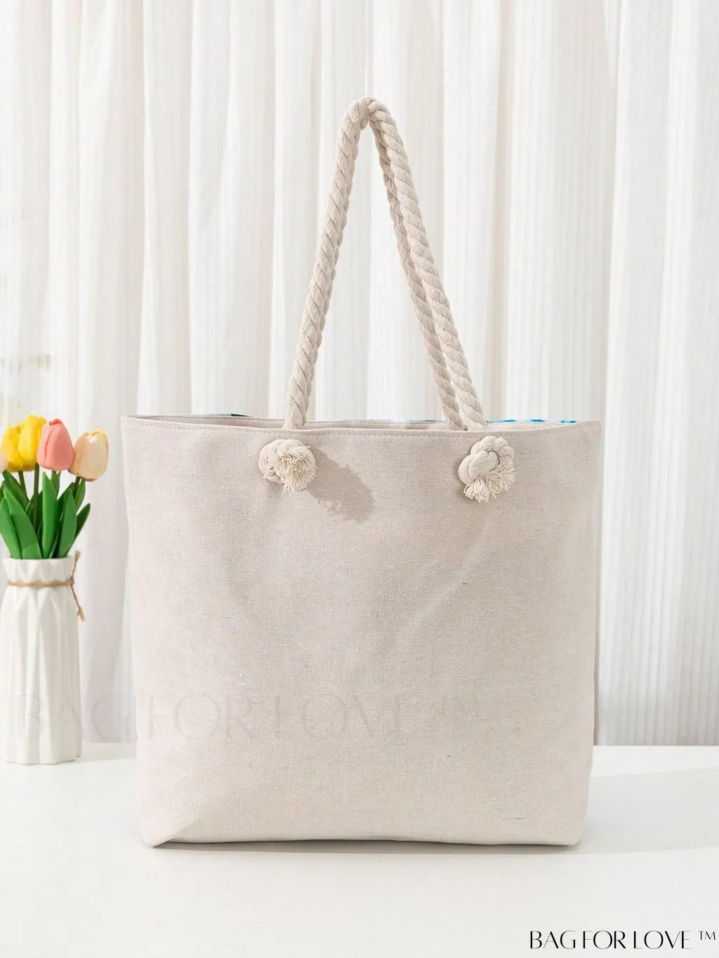 BagForLove - Modern Flamingo Print Tote Bag