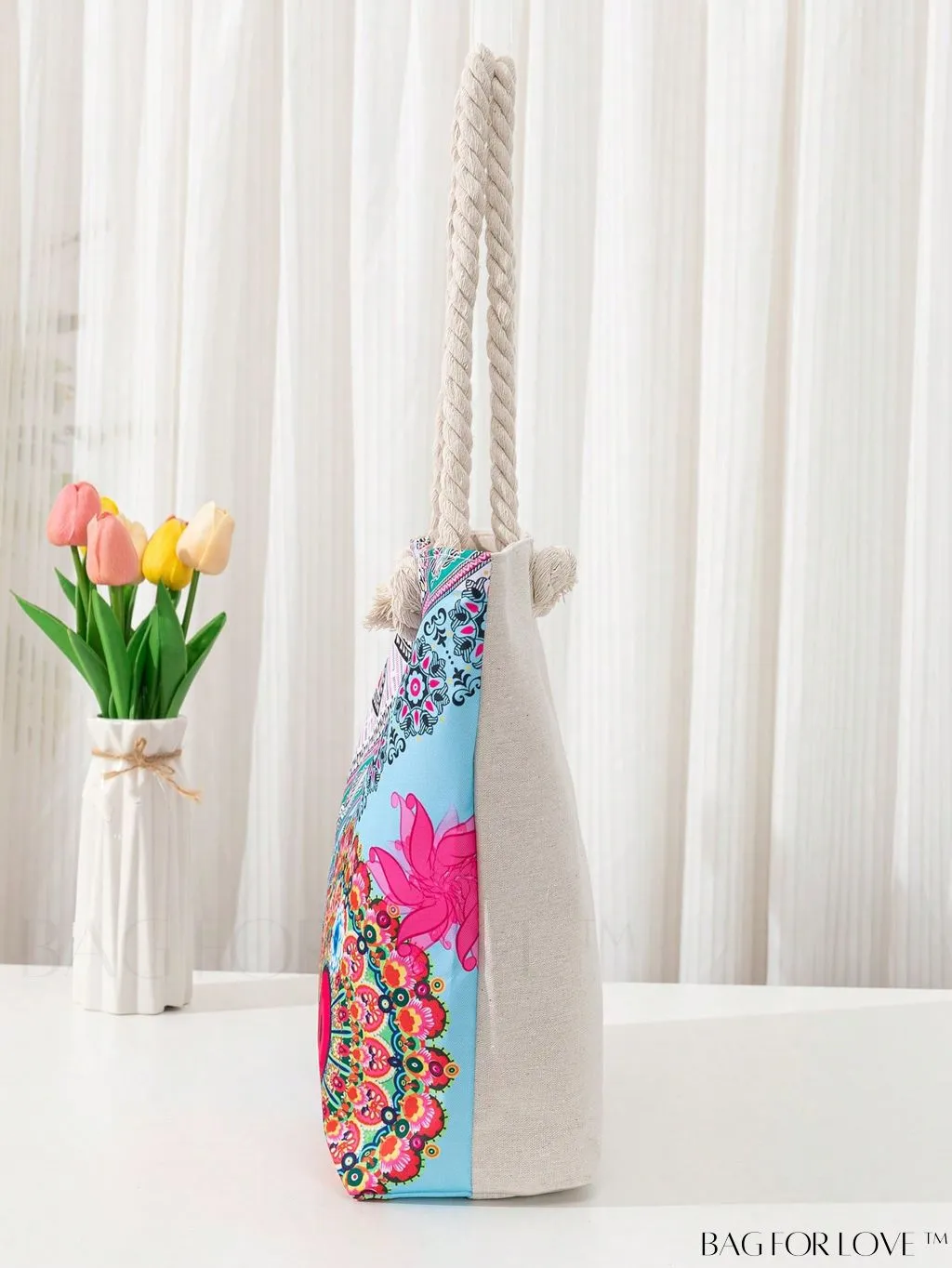 BagForLove - Modern Flamingo Print Tote Bag