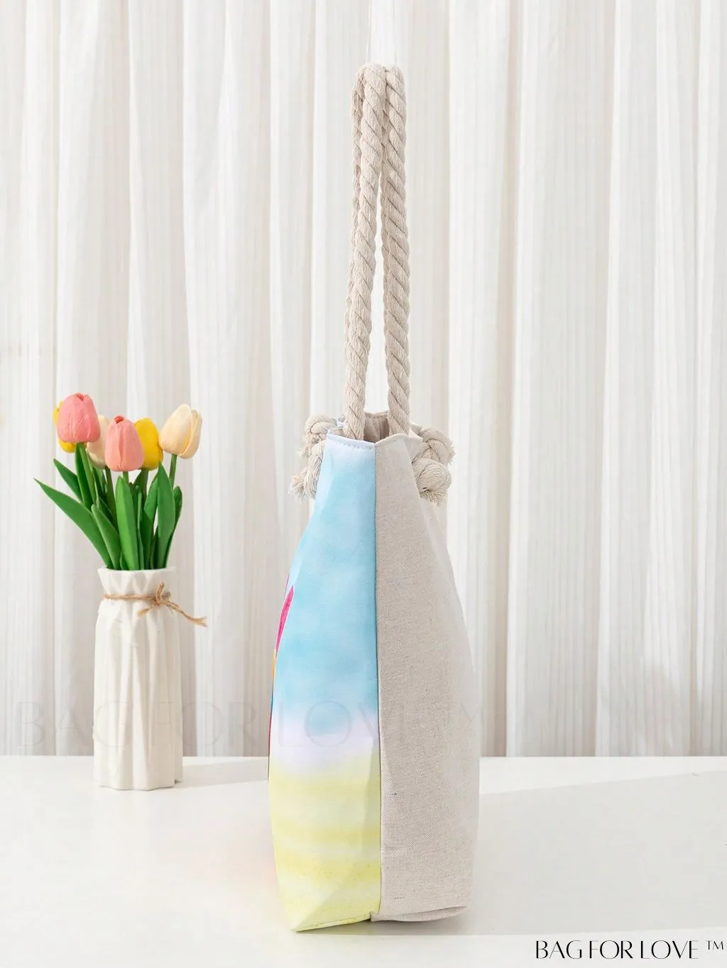 BagForLove - Modern Flamingo Print Tote Bag