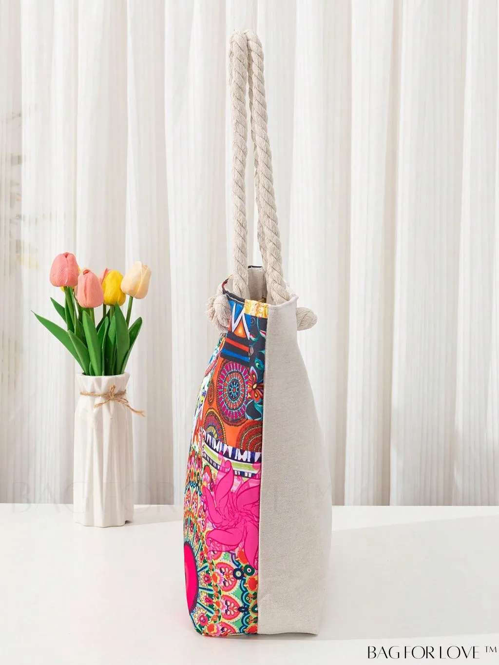 BagForLove - Modern Flamingo Print Tote Bag