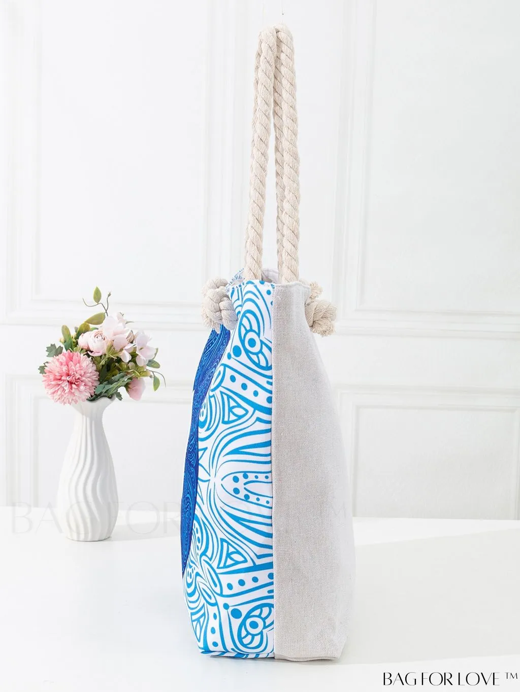 BagForLove - Modern Flamingo Print Tote Bag