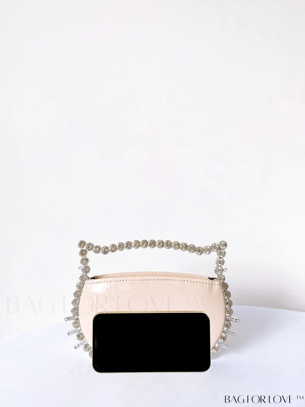 BagForLove - Rhinestone-Embellished Cat-Shaped Irregular Handbag for Cat Lovers