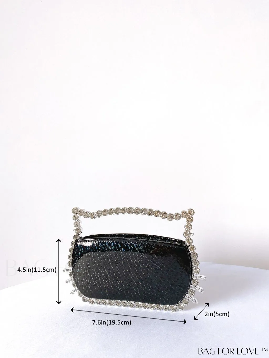 BagForLove - Rhinestone-Embellished Cat-Shaped Irregular Handbag for Cat Lovers