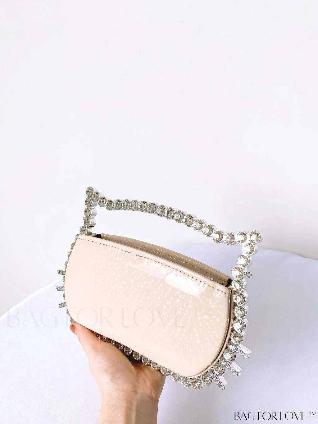BagForLove - Rhinestone-Embellished Cat-Shaped Irregular Handbag for Cat Lovers