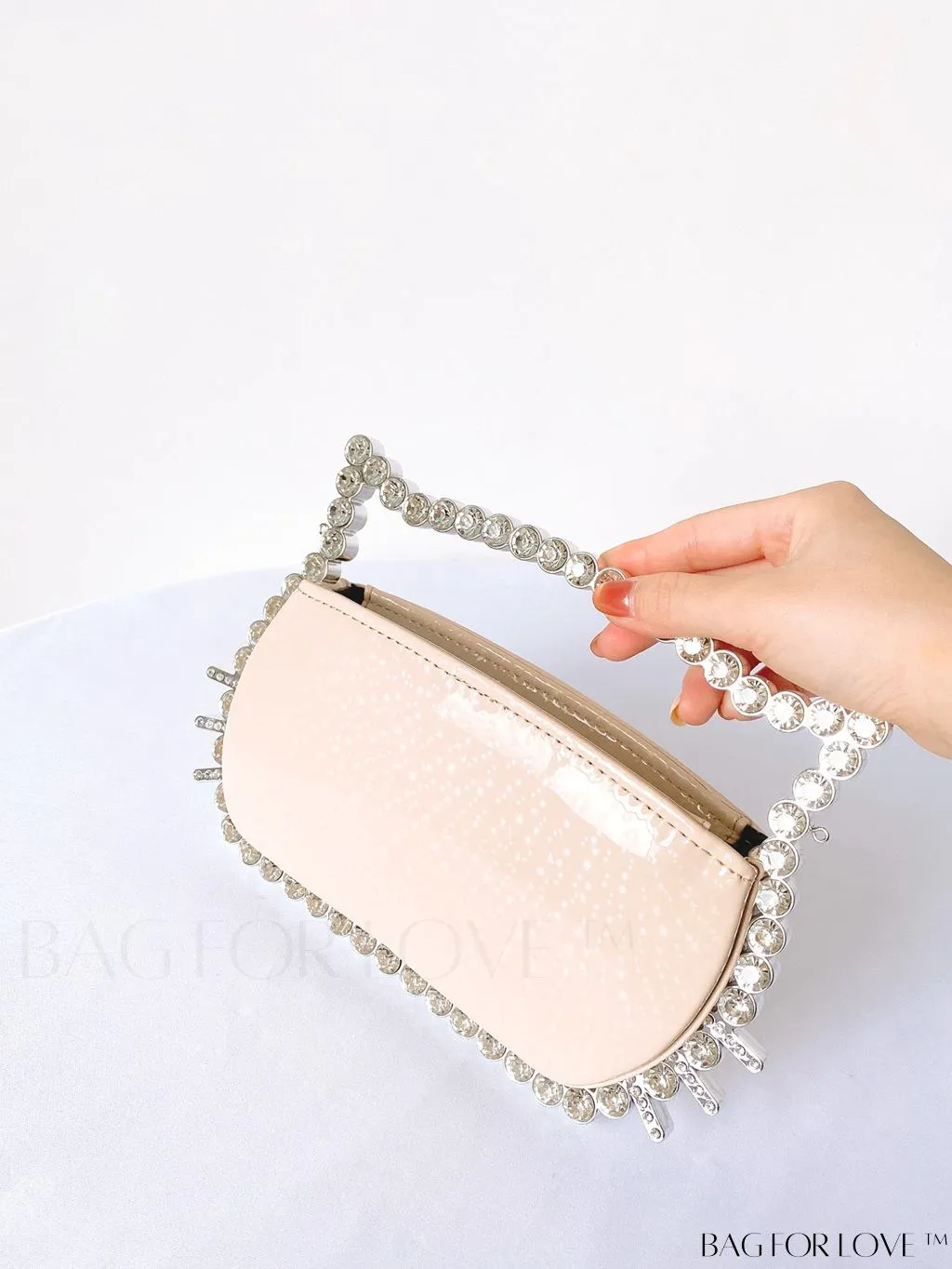 BagForLove - Rhinestone-Embellished Cat-Shaped Irregular Handbag for Cat Lovers